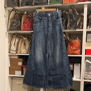 Pilcro Dark Blue Flare Jeans